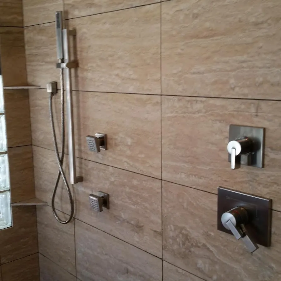 Shower fixture installation for Water Heater Replacement in Mendota Heights
